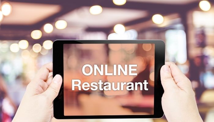 An online restaurant